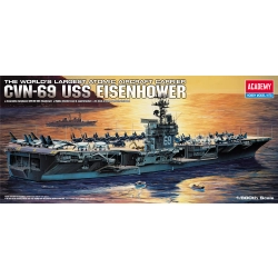 ACADEMY 14212 CVN-69 USS Eisenhower 1:800