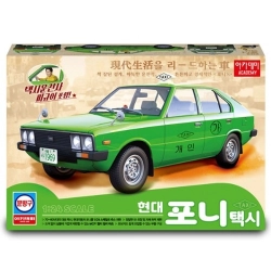 ACADEMY 15140 Hyundai Pony gen.1 Taxi - 1:24