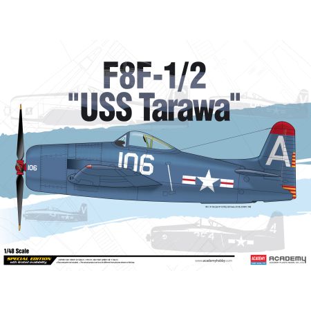 ACADEMY 12313 F8F-1/2 USS Tarawa 1:48