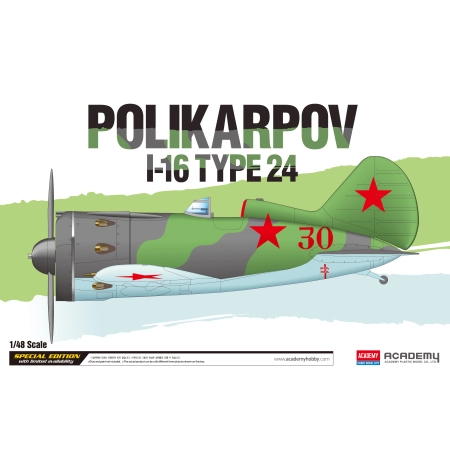 ACADEMY 12314 Polikarpov I-16 type 24 Limited 1:48