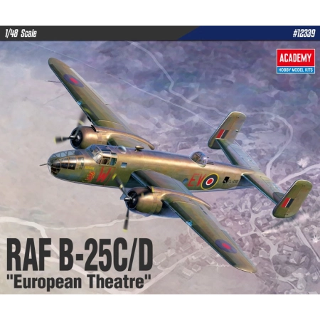 ACADEMY 12339 RAF B-25C/D European Theatre - 1:48
