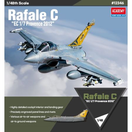 ACADEMY 12346 Rafale C EC 1/7 Provence 2012 - 1:48