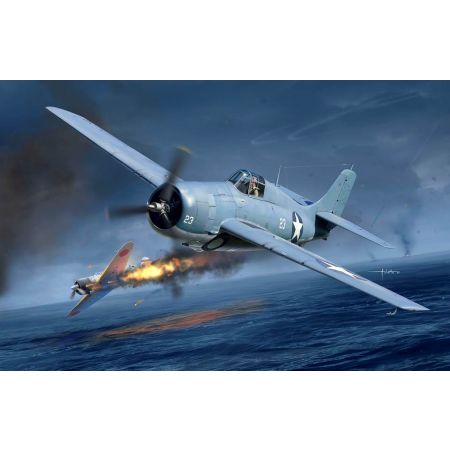 ACADEMY 12355 USN F4F-4 Wildcat Battle of Midway - 1:48