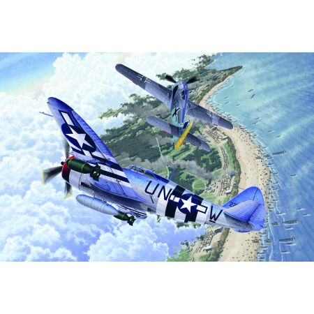 ACADEMY 12513 Focke Wulf FW 190A & P-47D Thunderbolt 1:72