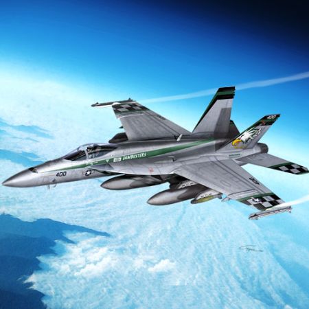 ACADEMY 12565 USM F/A-18E Chippy Ho - 1:72