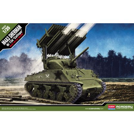 ACADEMY 13294 M4A3 Sherman T34 Caliope 1:35