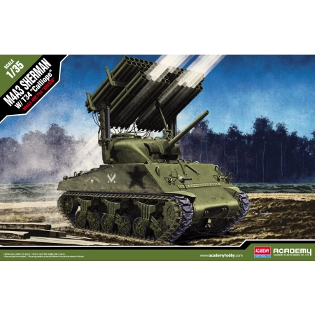 ACADEMY 13294 M4A3 Sherman T34 Caliope 1:35