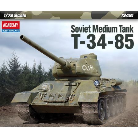 ACADEMY 13421 T-34-85 (polskie malowanie) - 1:72