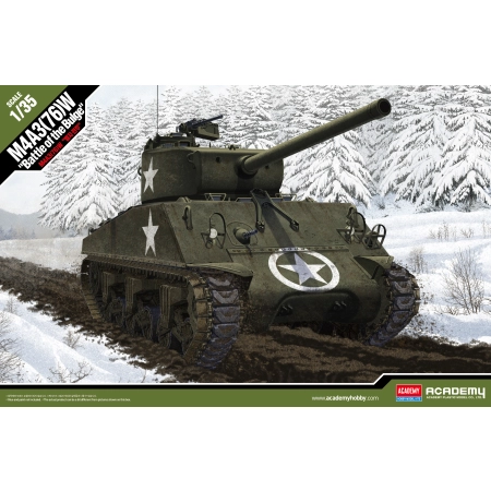 ACADEMY 13500 M4A3 (76)W US Army Battle of Bulge 1:35
