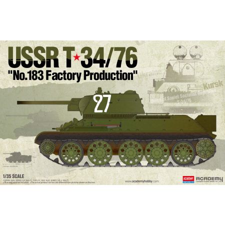 ACADEMY 13505 T-34/76 No.183 Factory 1:35