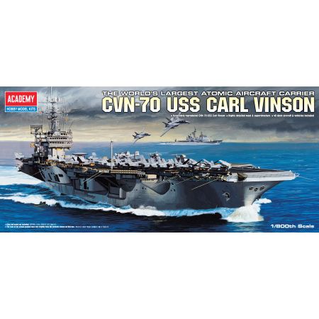 ACADEMY 14209 CVN-70 USS Carl Vinson 1:800