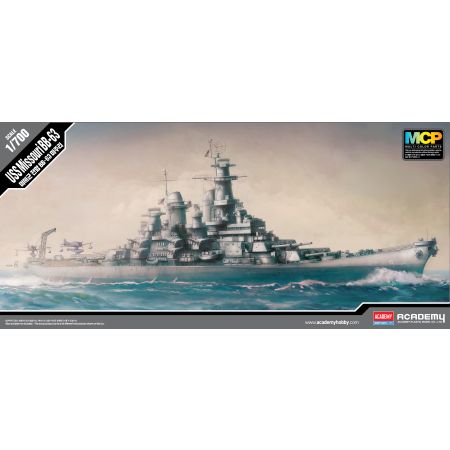 ACADEMY 14222 BB-63 USS Missouri 1:700