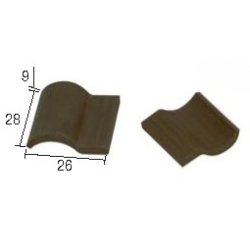 AEDES ARS 21051 Dachówka romańska czarna 1:10 100 szt.