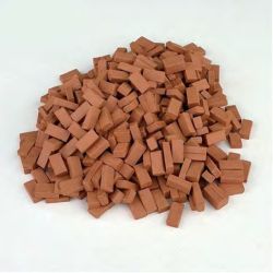 AEDES ARS 22191 Bloczki kamienne czerwone 5x5x10 - 3000 szt.