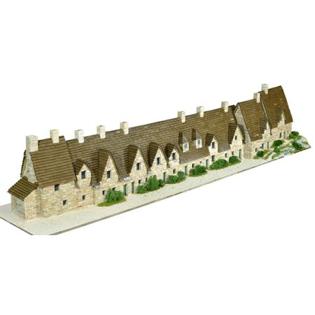 AEDES ARS 1601 Domy wiejskie z Bibury w Arlington 1:87