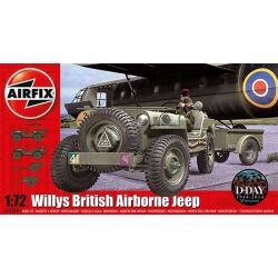AIRFIX A02339 Willys Jeep Trailer & Howitzer - 1:72