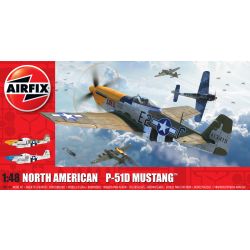 AIRFIX A05138 North American P51D Mustang (Filletless Tails) - 1:48