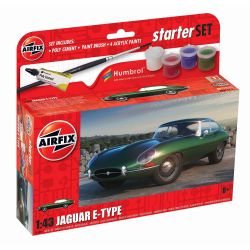 AIRFIX A55009 Starter Set - Jaguar E-Type - 1:43