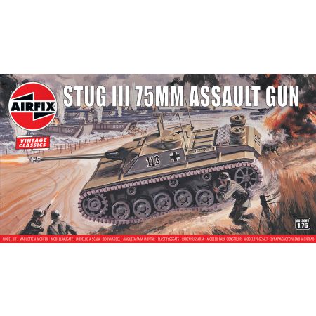 AIRFIX A01306V Stug III 75 mm Assault Gun - 1:76