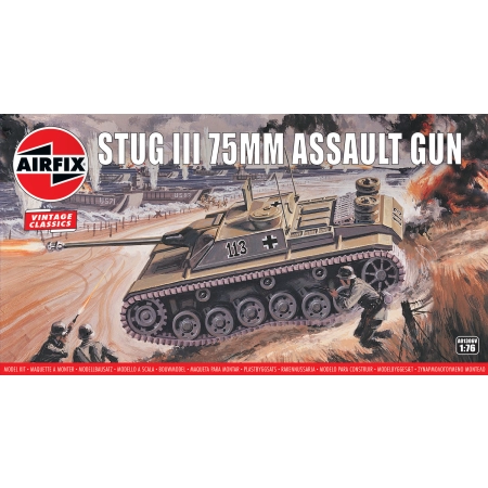 AIRFIX A01306V Stug III 75 mm Assault Gun - 1:76