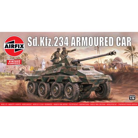 AIRFIX A01311V Sd.Kfz.234 Armoured Car - 1:76