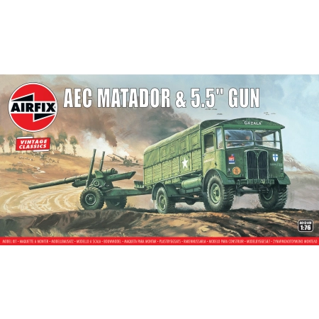 AIRFIX A01314V AEC Matador & 5.5inch Gun - 1:76