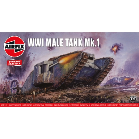AIRFIX A01315V WWI Male Tank - 1:76