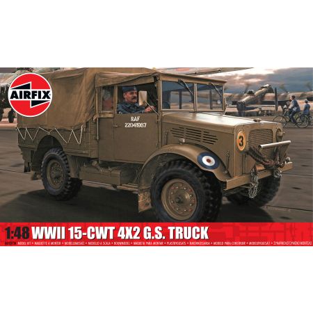 AIRFIX A03313A WWII RAF 15-cwt 4 x 2 G.S. Truck - 1:48 (Nowość 2025)