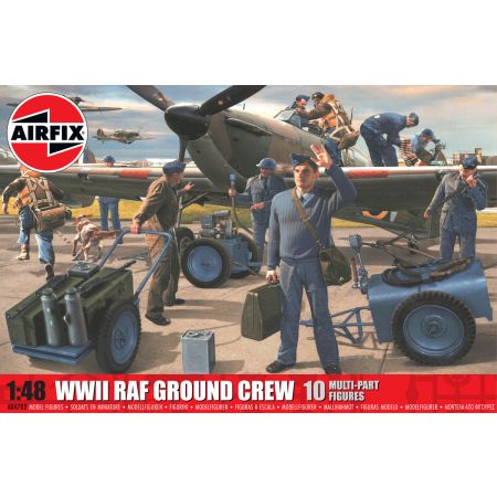 AIRFIX A04702 Figurki - WWII RAF Ground Crew - 1:48 (Nowość 2025)