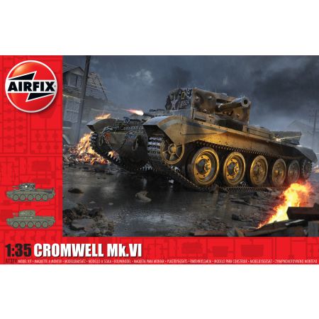 AIRFIX A1374 Czołg Mk.VIII A27M Cromwell Mk.VI (polskie malowanie) - 1:35