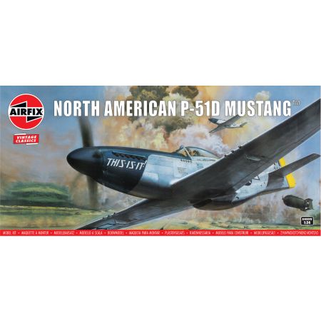 AIRFIX A14001V North American P-51D Mustang - 1:24