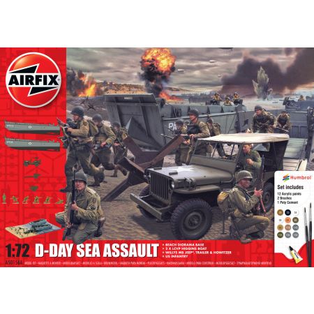 AIRFIX A50156A Gift Set - D-Day 75th Anniversary Sea Assault - 1:72