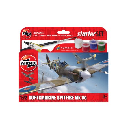 AIRFIX A55001 Starter Set - Supermarine Spitfire MkVc - 1:72