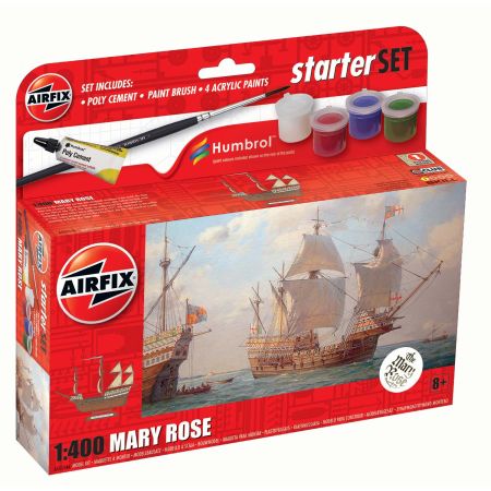 AIRFIX A55114A Starter Set - Mary Rose - 1:400