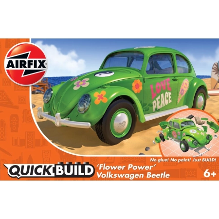 AIRFIX J6031 Quickbuild - VW Beetle Flower-Power