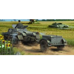 HOBBY BOSS 80146 Munitionsschlepper auf Panzerkampfwagen I Ausf A with Ammo Trailer - 1:35