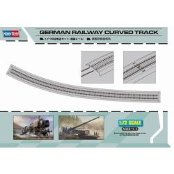 HOBBY BOSS 82910 Niemieckie tory kolejowe łuki - 1:72