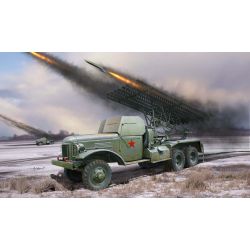 HOBBY BOSS 83846 Samochód ciężarowy ZIS-151 z wyrzutnią BM-13 Katiusza (polskie malowanie) - 1:35