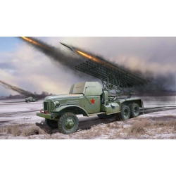 HOBBY BOSS 83846 Samochód ciężarowy ZIS-151 z wyrzutnią BM-13 Katiusza (polskie malowanie) - 1:35