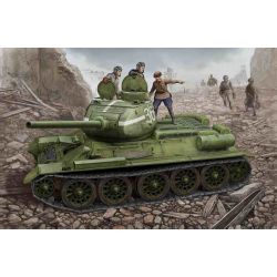 HOBBY BOSS 84807 Russian T-34/85 (model 1944 flattened turret) Tank - 1:48