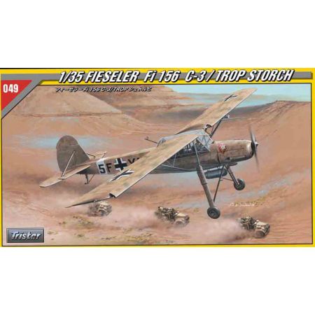 HOBBY BOSS 80181 Fieseler Fi-156 C-3 Trop/Storch (polskie malowanie) - 1:35