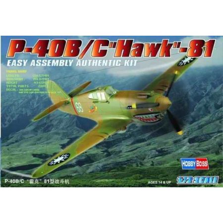HOBBY BOSS 80209 P-40B/C Hawk-81 - 1:72