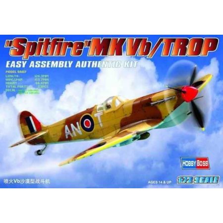 HOBBY BOSS 80213 Spitfire MK Vb/Trop w. Aboukir filter- 1:72