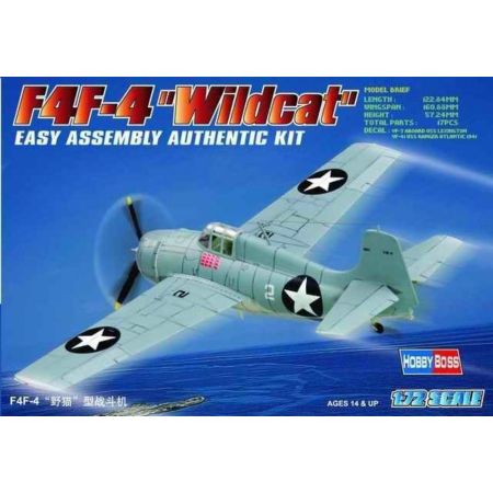 HOBBY BOSS 80220 F4F-4 Wildcat - 1:72