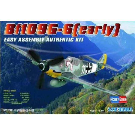 HOBBY BOSS 80225 Messerschmitt Bf109G-6 (early) - 1:72