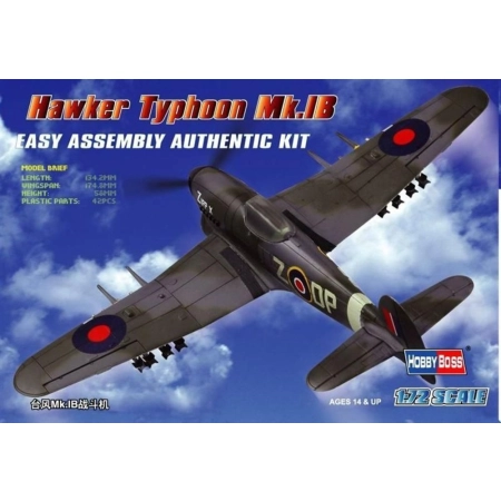 HOBBY BOSS 80232 Hawker Typhoon Mk.IB Fighter - 1:72