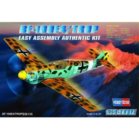 HOBBY BOSS 80261 Messerschmitt Bf-109E4/Trop - 1:72