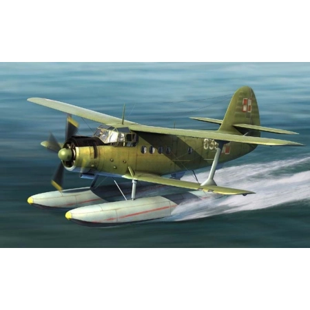 HOBBY BOSS 81706 Antonov AN-2W Colt (na pływakach, polskie malowanie) - 1:48