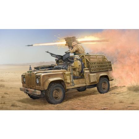 HOBBY BOSS 82447 Land Rover Wolf WMIK w/ Milan ATGM - 1:35