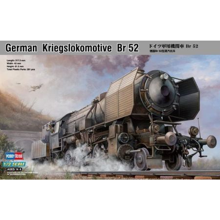 HOBBY BOSS 82901 Parowóz Kriegslokomotive BR52 - 1:72